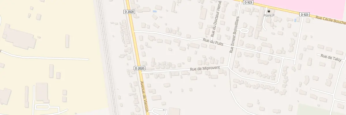 Plan du 9 Rue de Miprovent à Lamotte-Beuvron