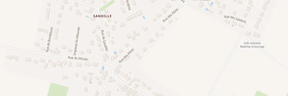 Plan du 553 Rue des Allots à Sandillon