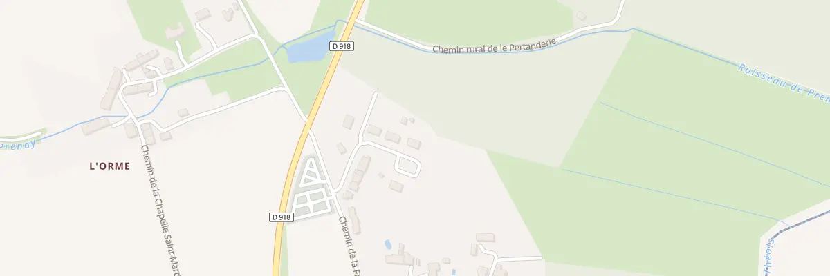 Plan du 125 Chem Fontaine St Clement à Diou