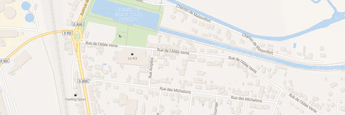 Plan du 26 Rue de l’Allée Verte à Lamotte-Beuvron