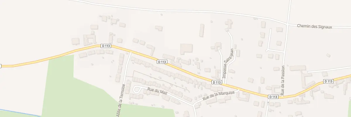 Plan du 54T Rue Fernand Lemercier à Hesdin-la-Forêt