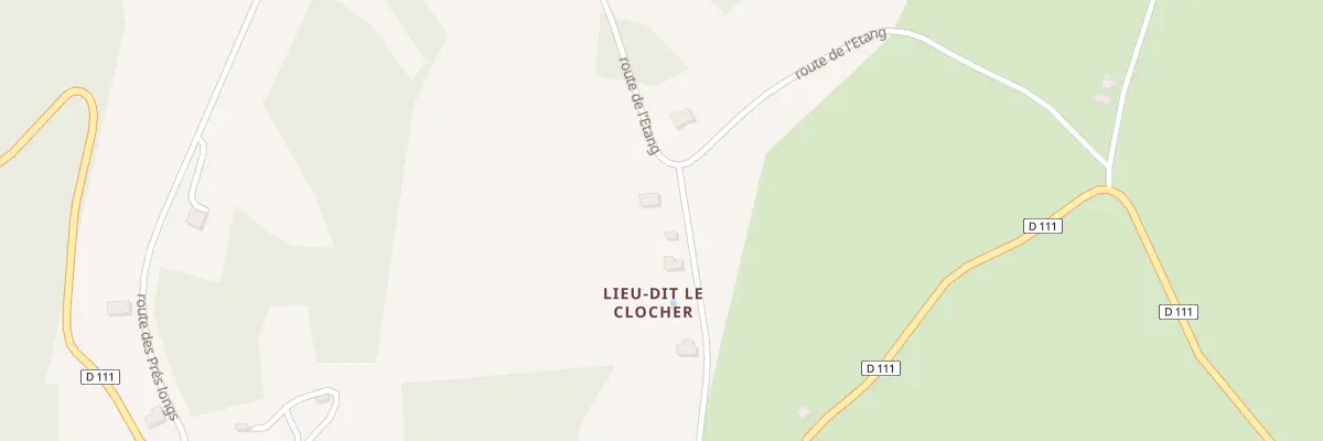 Plan du 5116C Le Clocher à Hautefage