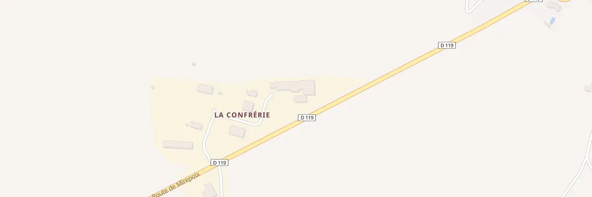 Plan du 336 La Confrerie à Fanjeaux