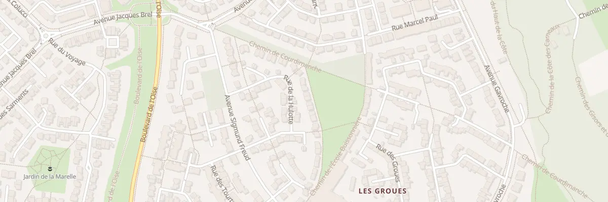 Plan du 38 Rue de la Hulotte à Vauréal
