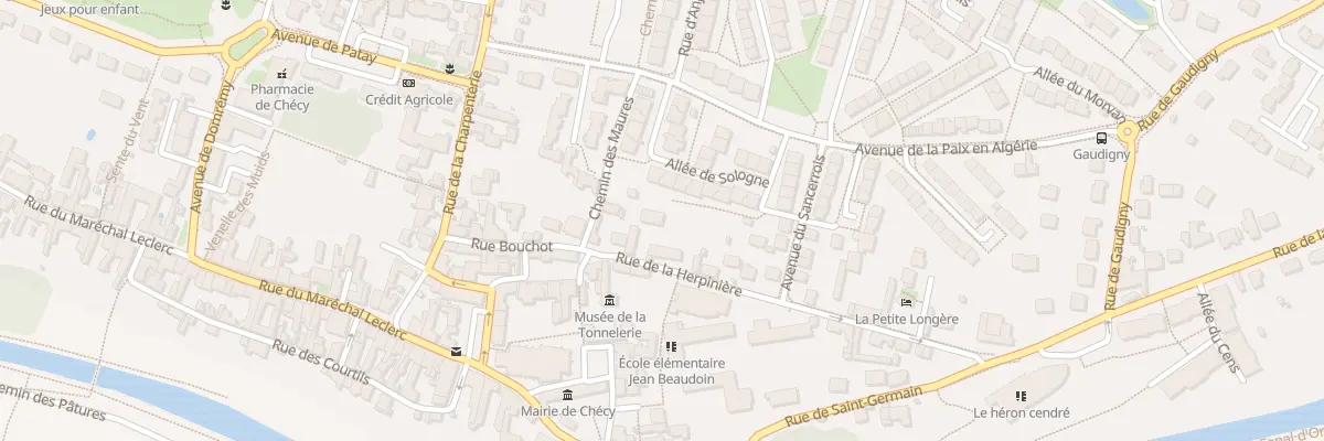 Plan du 11B Rue de la Herpinière à Chécy