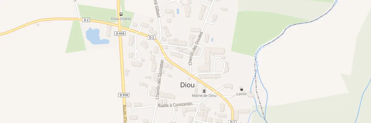 Plan du 39 Che des Douees à Diou