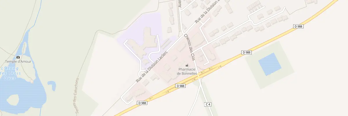 Plan du 53 Rue de la Division Leclerc à Bonnelles