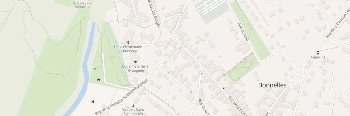 Plan du 1 Rue La Fontaine St Symphorien à Bonnelles