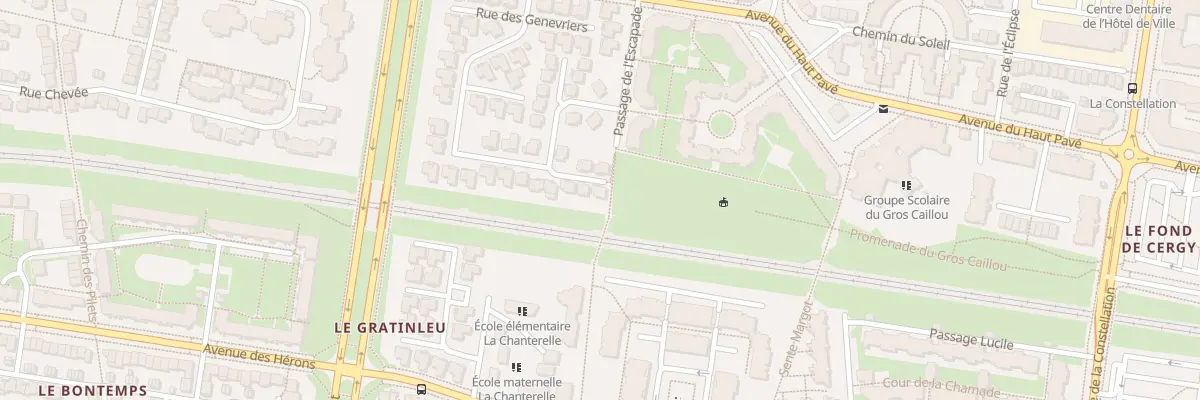 Plan du 48 Rue des Genevriers à Cergy