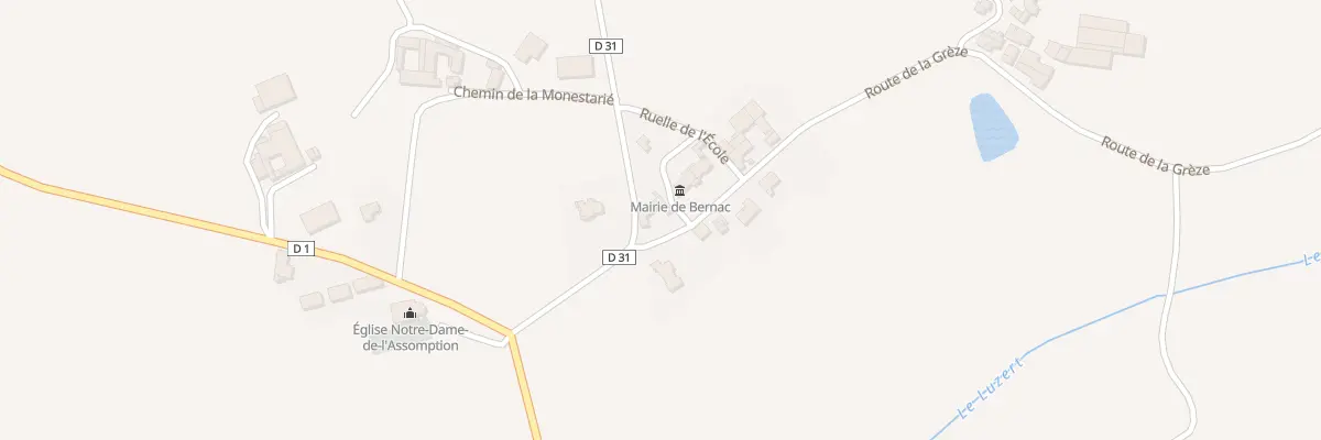 Plan du 5044 Aux Grezes à Bernac