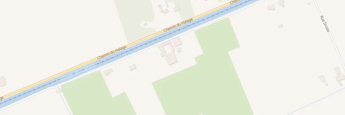 Plan du 157 Che de Contre Halage à Nortkerque