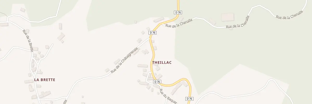 Plan du 1 Rue de Theillac à Péret-Bel-Air