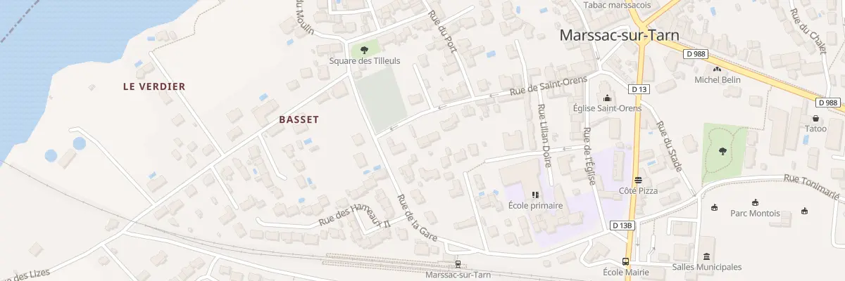 Plan du 21 Rue de Saint Orens à Marssac-sur-Tarn