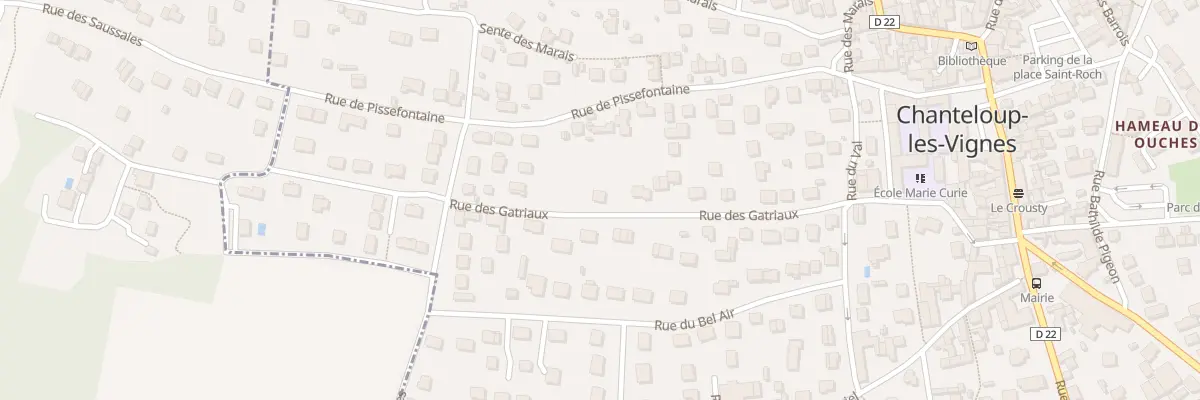 Plan du 26 Rue des Gatriaux à Chanteloup-les-Vignes