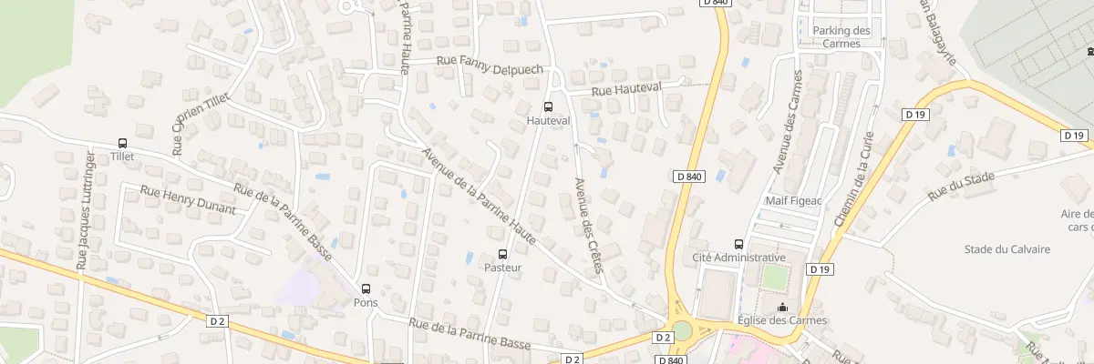 Plan du 26 Bd Pasteur à Figeac