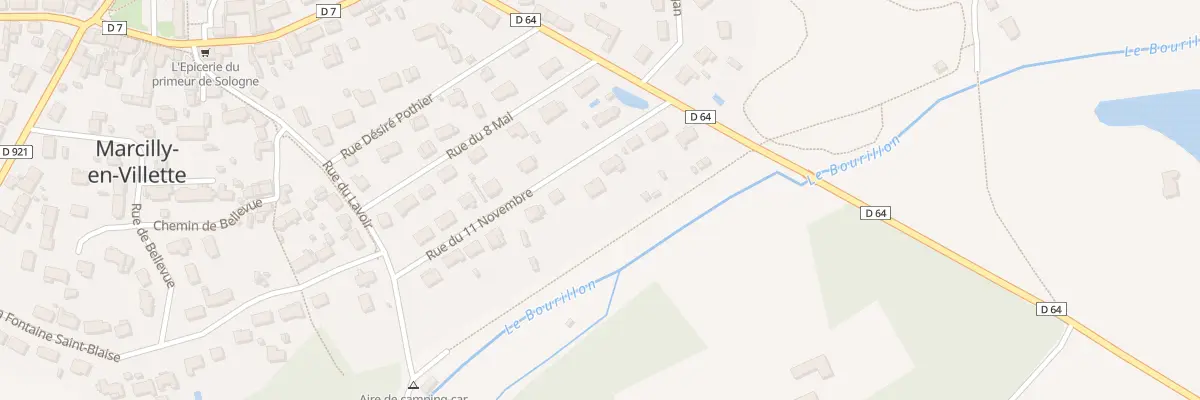 Plan du 172 Rue du Onze Novembre à Marcilly-en-Villette