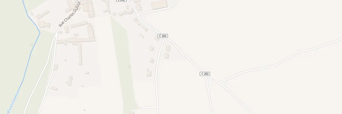 Plan du 6 Vc Vieille Voie à Bergicourt