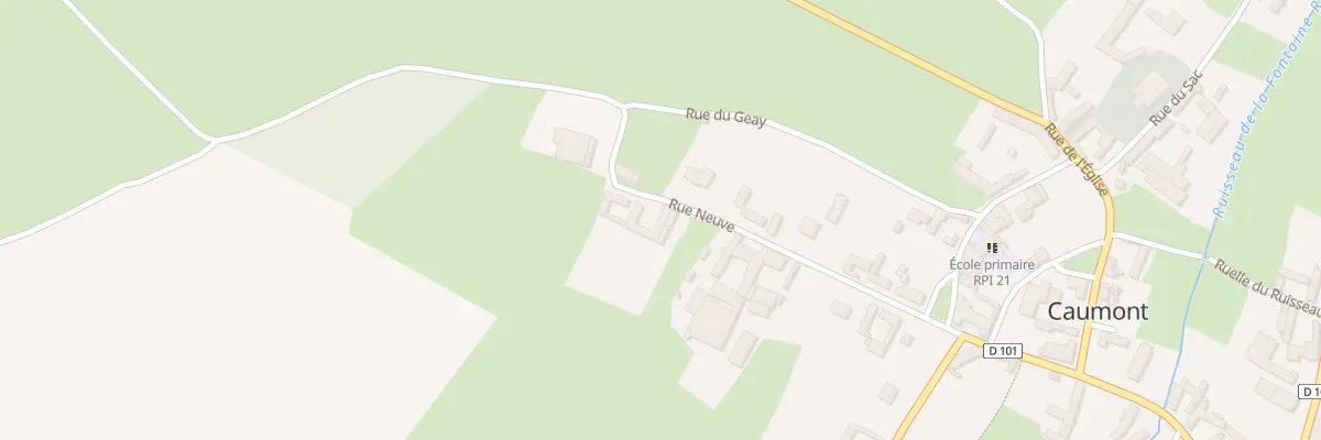 Plan du 8 Rue Neuve à Caumont