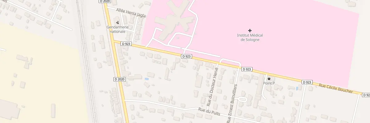 Plan du 24 Rue Cécile Boucher à Lamotte-Beuvron
