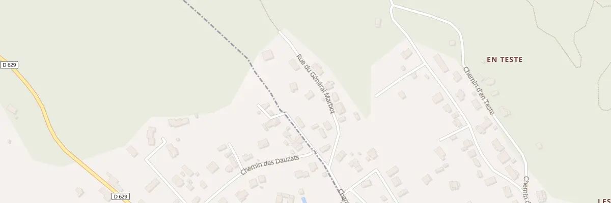 Plan du 12 Che des Dauzats à Sorèze