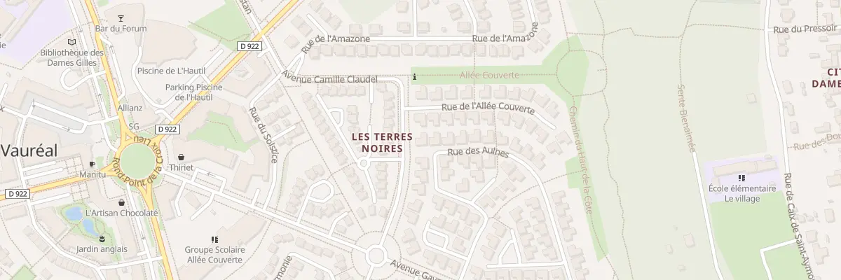 Plan du 36 Rue des Aulnes à Vauréal