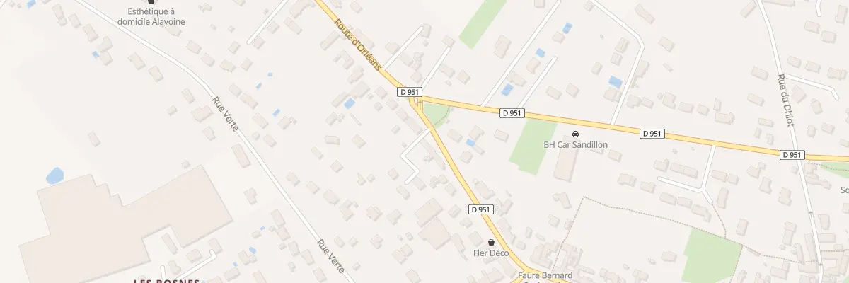 Plan du 553 Rte d’Orléans à Sandillon