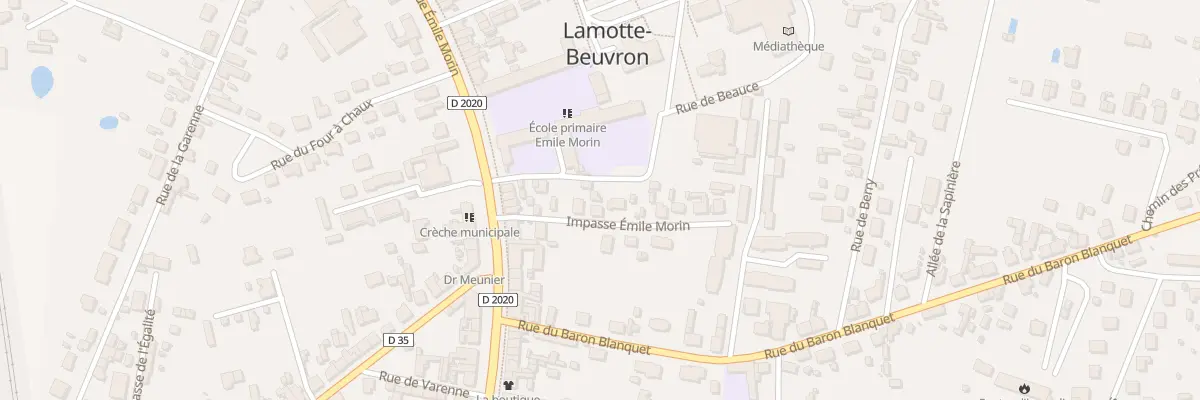 Plan du 7 Imp Emile Morin à Lamotte-Beuvron