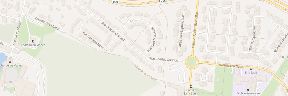 Plan du 3 Rue Charles Gounod à Montigny-le-Bretonneux