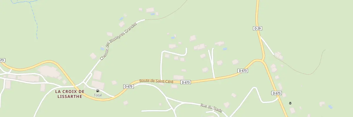 Plan du 5333F Route de Saint-Céré à Sousceyrac-en-Quercy