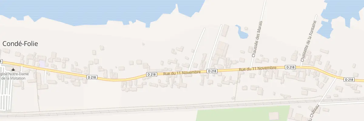 Plan du 55 Rue du 11 Novembre à Condé-Folie
