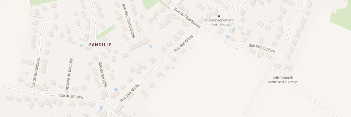 Plan du 457 Rue des Allots à Sandillon