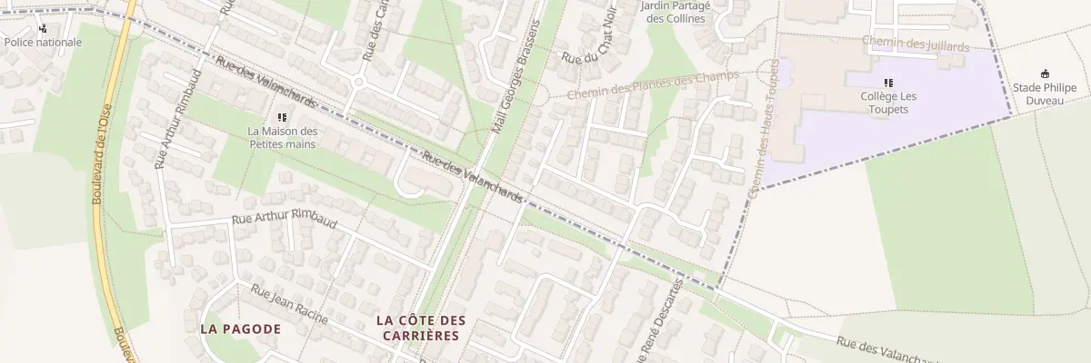 Plan du 19 Rue des Rouges Gorges à Vauréal