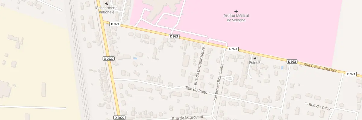 Plan du 28 Rue Cécile Boucher à Lamotte-Beuvron