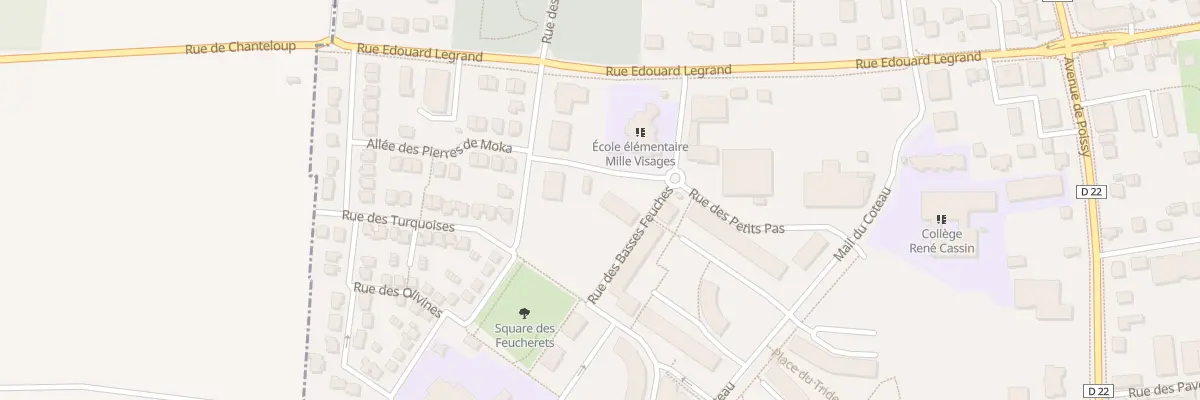 Plan du 5 Rue des Tourmalines à Chanteloup-les-Vignes
