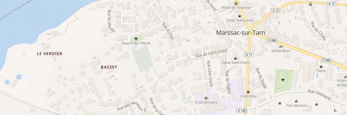 Plan du 22B Rue de Saint Orens à Marssac-sur-Tarn
