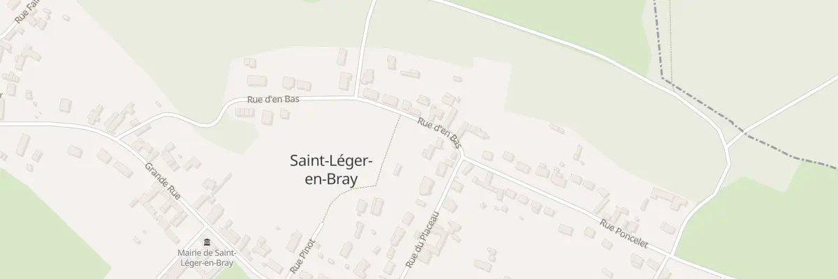 Plan du 15 Rue du Placeau à Saint-Léger-en-Bray