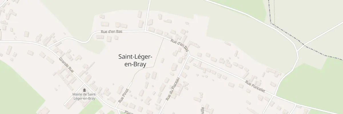 Plan du 11 Rue du Placeau à Saint-Léger-en-Bray
