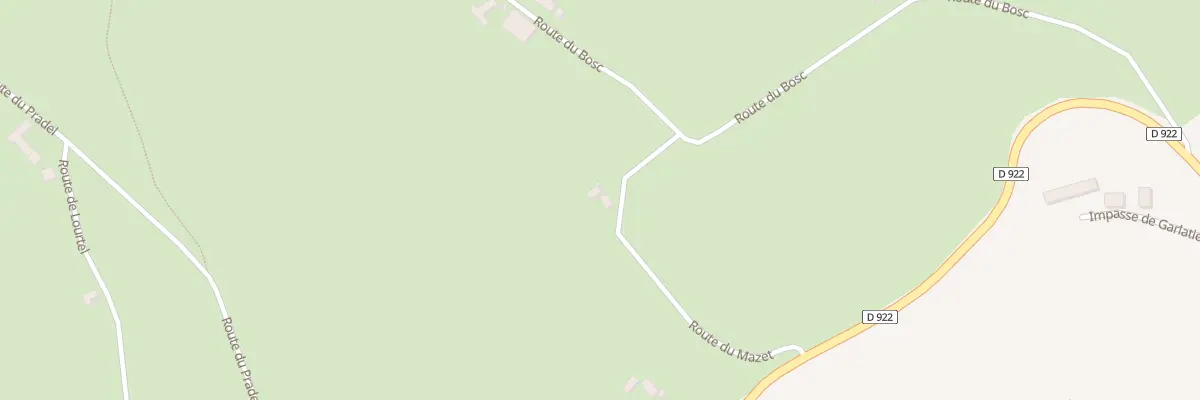 Plan du 5058 Le Mazet à Saint-André-de-Najac