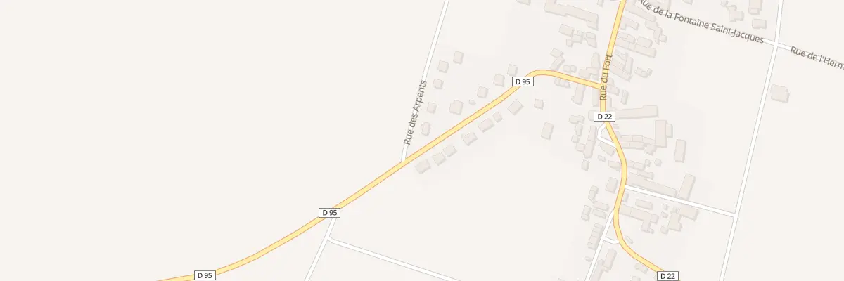 Plan du 1 Rue des Arpents à Andonville