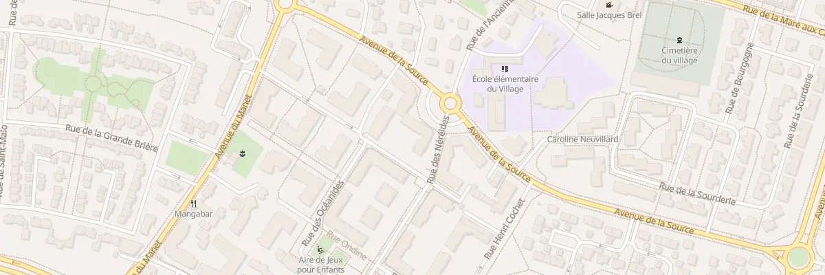 Plan du 5 Pl des Nymphes à Montigny-le-Bretonneux