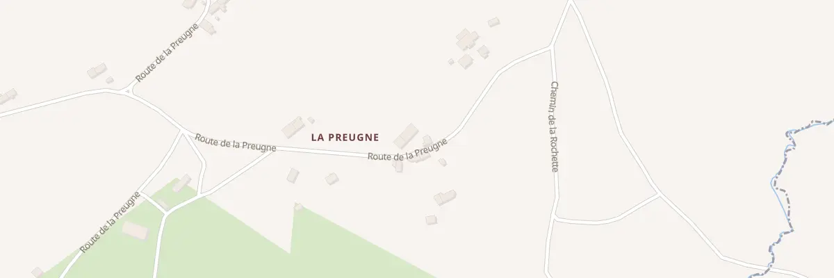 Plan du 4B Rte de la Preugne à Briantes