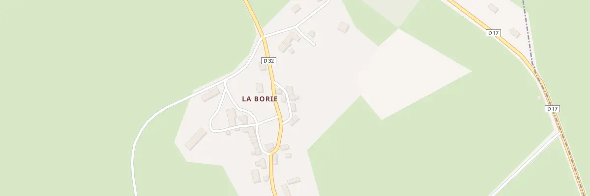 Plan du 13 La Borie à Saint-Sulpice-les-Champs