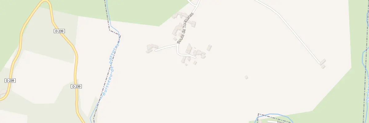 Plan du 5367 Toulzanes à La Fouillade