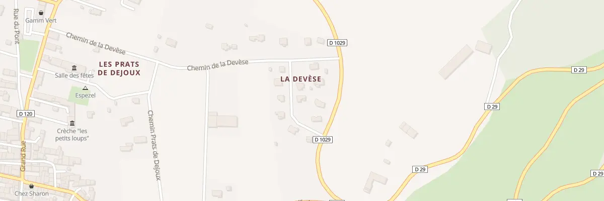 Plan du 5 Rue de la Devèse à Espezel