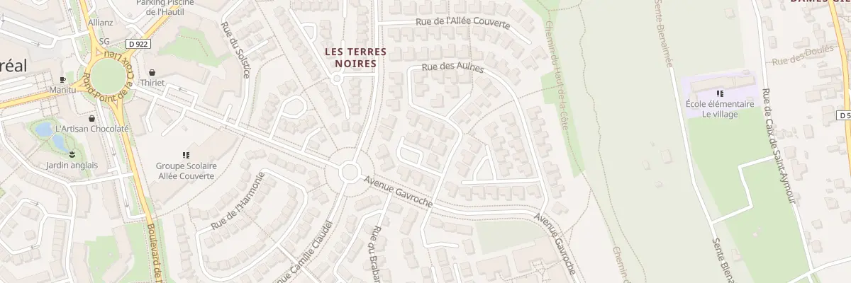 Plan du 56 Rue des Aulnes à Vauréal