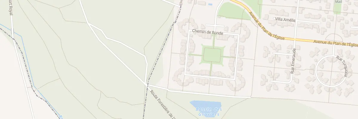 Plan du 25 Che de Ronde à Voisins-le-Bretonneux