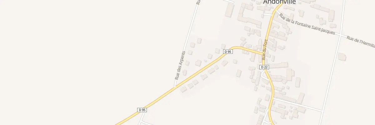 Plan du 16 Rue du Franc Tireur à Andonville