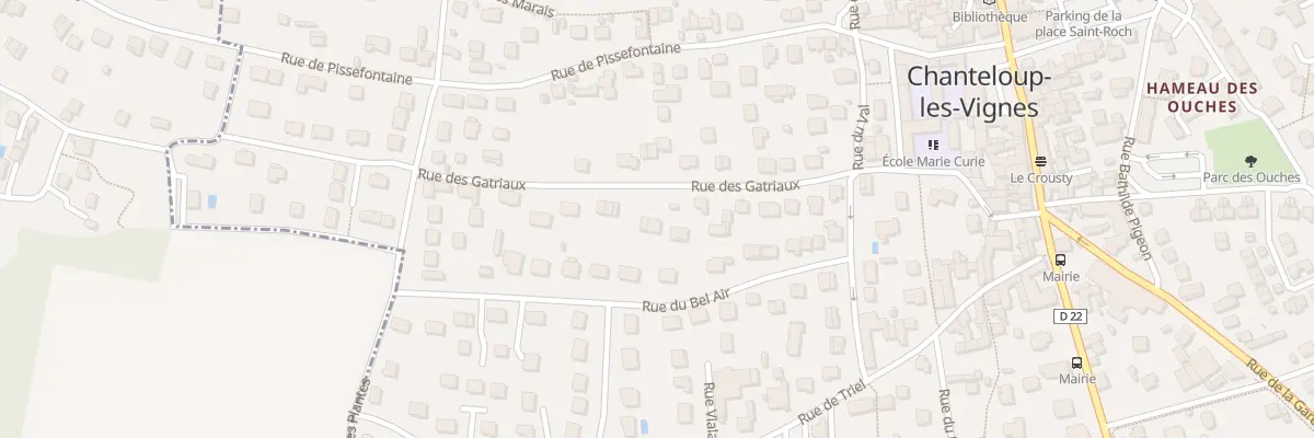 Plan du 31 Rue des Gatriaux à Chanteloup-les-Vignes