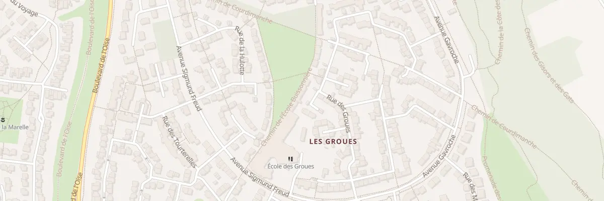 Plan du 71 Rue des Groues à Vauréal