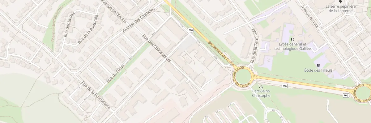 Plan du 65 Bd de l’Oise à Cergy